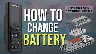 How To Replace Remote Batteries // Minn Kota Advanced GPS Navigation Wireless Remote - 1866655