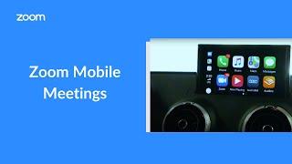 Zoom Mobile Meetings