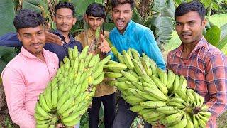 Village Style Banana Recipe | Kela Nu Shaak | Kele ki Sabji | Village Rasoi