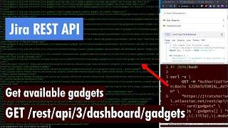 Jira REST API - Get available gadgets