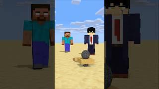 HELP Herobrine To Power Up And Kick The Bedrock #friendship #shorts #trending #anime