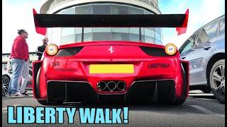 Modified Supercars ROLL OUT - The Cannon Run London Start Line