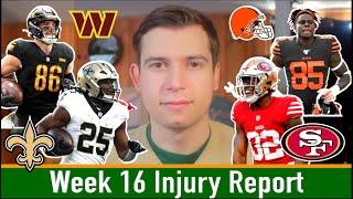 Week 16 Injury & Weather Updates + Final Rankings | 2024 Fantasy Football