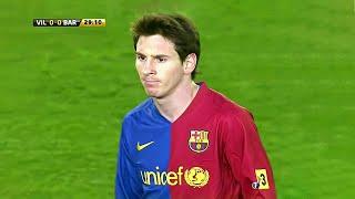 Lionel Messi vs Villarreal (Away) 2008-09 English Commentary