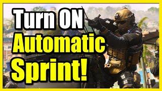 How to Turn On Automatic Tactical SPRINT in COD Modern Warfare 3 (Quick Method)
