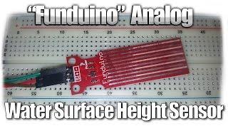 Funduino Analog Water Sensor Arduino Test and Review (English)