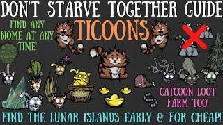 Don't Starve Together Guide: Ticoons - EARLY Lunar Islands, Easy Catcoon Loot & More!