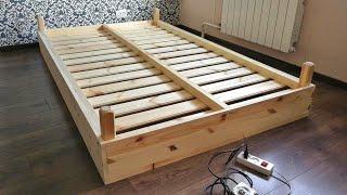How To Make a Simple Bed frame With Your Own Hands for just a 50$! Just Try:)!