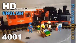 (1988) 4001 Vintage Playmobil Train (G Scale, LGB Brass Tracks) (Playmobil set REVIEW)