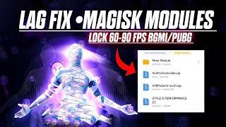 Best Gaming Magisk Modules  For Bgmi | How to fix lag in Bgmi/Pubg | Gaming Module 120 FPS