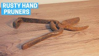 Rusty Hand Pruners / Secateurs  Restoration