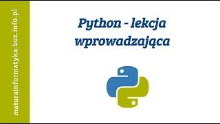 Python - wprowadzenie