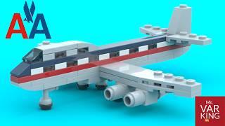 LEGO Tutorial American Airlines Boeing 747 100