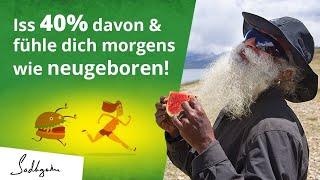 Wie du mit der Ernährung von Rohkost energiegeladen durchs Leben gehst. | Sadhguru