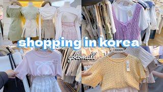 shopping in korea vlog  colorful spring fashion haul ️ gotomall underground shopping center 