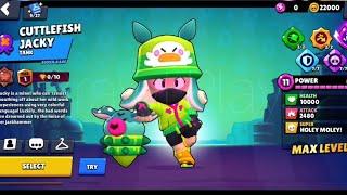 Cuttlefish Jacky Gameplay | Winning Animation | Losing Animation |@BrawlStars#brawlstars #brawl