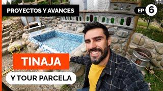 TINAJA de PIEDRAS CASERA!    Tour por la parcela y avances en el proyecto sustentable | Ep 6