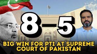 Big Win for PTI at Supreme Court of Pakistan