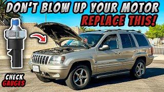 Replacing Oil Pressure Sensor on Jeep WJ 4.7 HO | Grand Cherokee