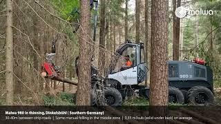 Malwa 980 Harvester (prototype) - Demo in Germany