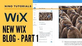 How To Create A Blog On Wix (New WIX Blog) - Wix for Beginners - Wix Tutorial - Part 1