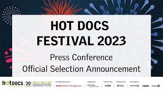 Hot Docs 2023 Press Conference