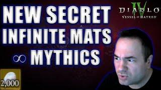 NEW INFINITE Materials FARM and Mythic DROP Secret Method! | Diablo 4 Season 6 Meta #skulm #diablo4