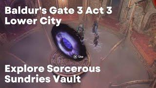 Baldur's Gate 3: Explore Sorcerous Sundries Vault (BG3 PS5 Gameplay Walkthrough)