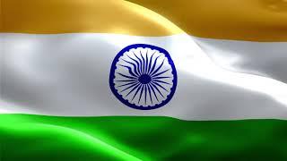 Indian Flag Video Background HD | 1 Hour High Quality Indian Flag | Free Stock Video | Siddam Bharat