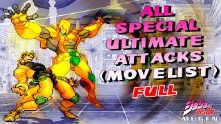 All Ultimate Attacks from JoJo's Bizarre Adventure MUGEN GAME Beta 2.5 (Full)