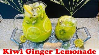 How to make Kiwi Ginger lemonade