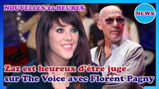 Je suis très heureuse  Zaz réagit à sa présence dans le juré de The Voice aux côtés de Florent Pagny