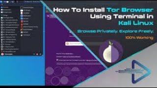 How to Install TOR Browser on Kali Linux (2023)