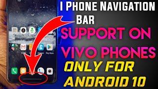 I Phone Navigation Bar Support On Vivo Phones  | IOS Gestures Support On Vivo Phone | Apple Gesture