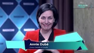 Consul General of Canada, Annie Dubé at NTLF 2020 | nasscom