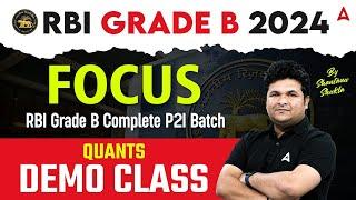 RBI Grade B 2024 | Quants Demo Class | By Shantanu Shukla