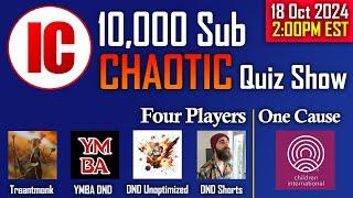 D&D Chaotic Quiz Show featuring @DnDShorts @TreantmonksTemple @youmightbeadnd @DndUnoptimized