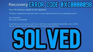 How to fix BCD error code 0xc0000098 Windows 11 (SOLVED) FIXED