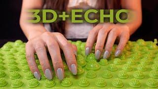 ASMR Brain Penetrating Tapping and Scratching for Sleep | 3D + Echo Effects 2 Hours (No Talking)
