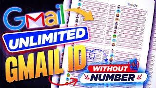 Create Unlimited Gmail ID Without Phone Verification | Unlimited Google ID Kaise Banaye