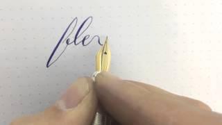 Testing 14k nib flex!