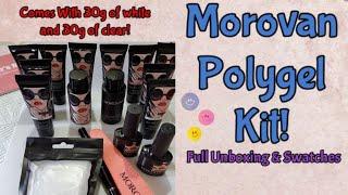 MOROVAN POLYGEL KIT FROM AMAZON | COMES WITH 10 TUBES OF POLYGEL!!