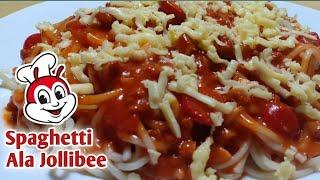 SPAGHETTI ALA JOLLIBEE | LASANG JOLLIBEE SPAGHETTI!