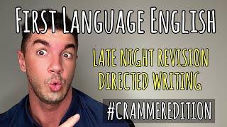 IGCSE First Language English - FULL DIRECTED WRITING RESPONSE *CRAMMER EDITION*