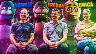 INTERVIEWING THE FNAF MOVIE ANIMATRONIC ACTORS!
