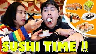 TEMU KANGEN BARENG AYANG SAMBIL MAKAN SUSHI !!