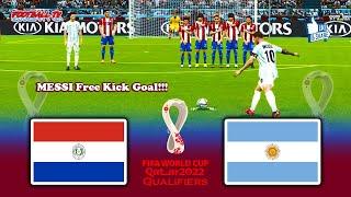 Paraguay vs Argentina - World Cup 2022 Qualification - Match eFootball PES 2021 Gameplay PC