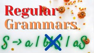 What is a Regular Grammar? NFA to Regular Grammar conversion also!