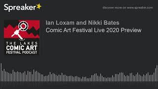 Comic Art Festival Live 2020 Preview