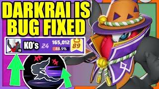 THEIA SKY RUINS is back and so is DARKRAI with this BUG FIX | Pokemon Unite